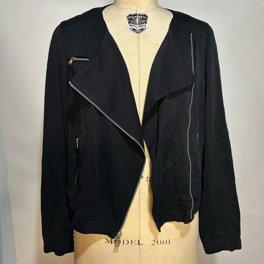 Lou & Grey Black Zip Moto Jacket
